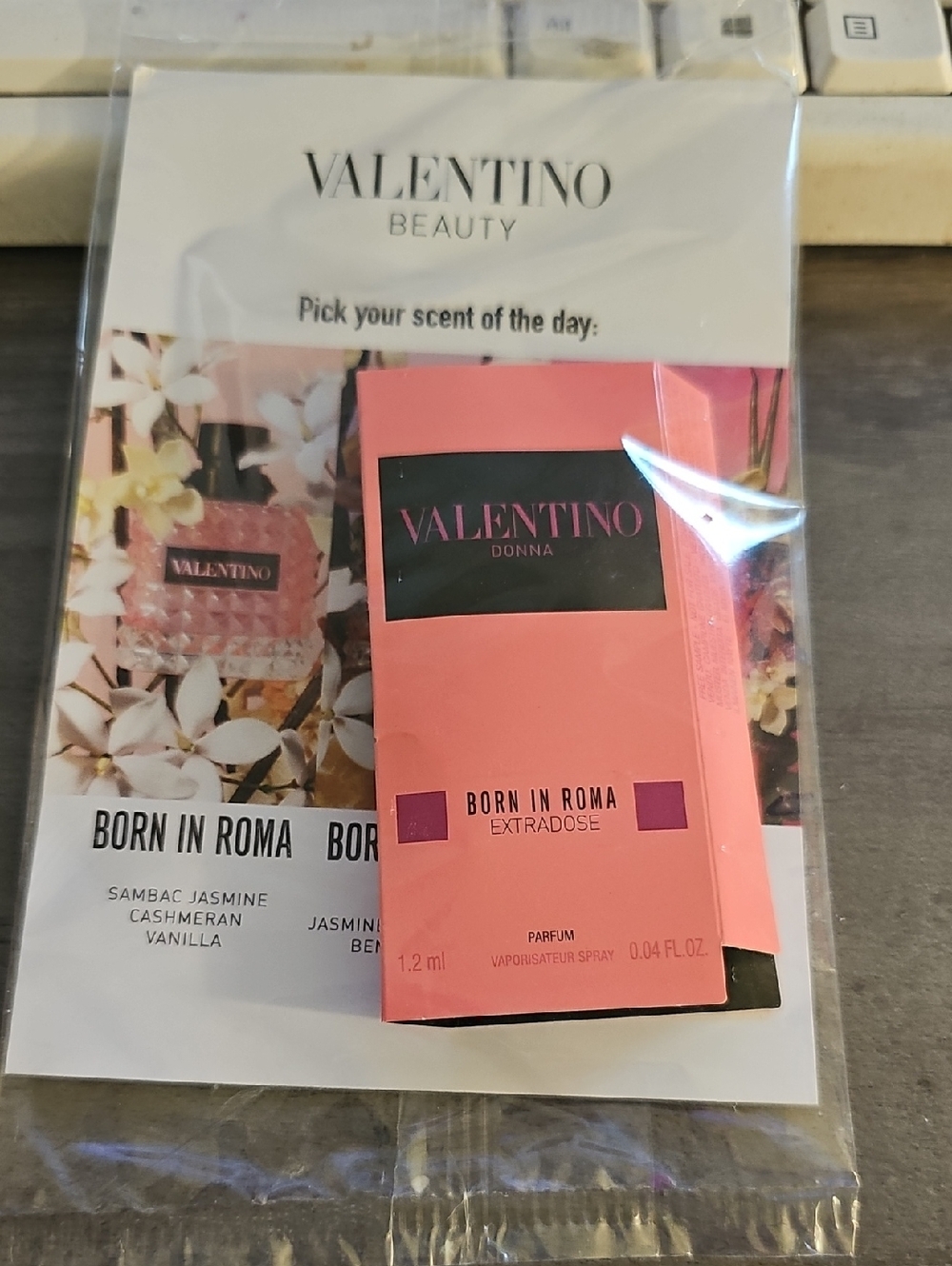Valentino Born in Roma Donna Sample - Pink and Black